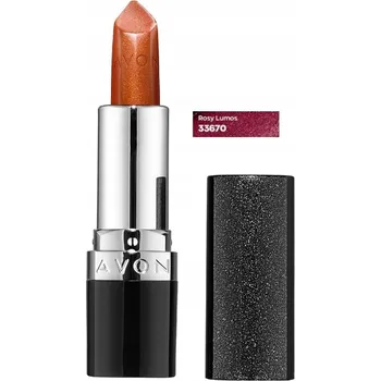 Rtěnka Avon Ultra Shimmer Lipstick Rosy Lumos 3,6g ultralśniąca rtěnka na rty