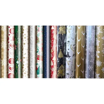 Obraz OZDOBNÝ DÁRKOVÝ PAPÍR NA BALENÍ DÁRKŮ 200x70cm