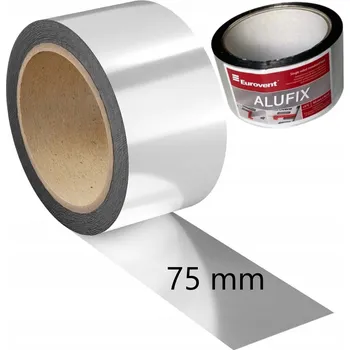 Eurovent HLINÍKOVÁ METALIZOVANÁ PÁSKA ALUFIX 75mm x 50m NA FÓLIE