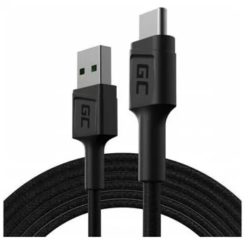 Datový kabel Green Cell Cable GC PowerStream USB-A - USB-C 200cm quick charge Ultra Charge, QC 3.0