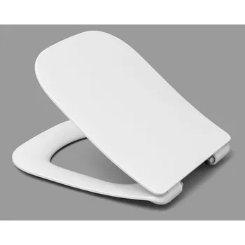 WC sedátko WC SEDÁTKO DERBY POMALU DOPENAJÍCÍ. SLIM ZÁVĚSY OCEL BÍLÉ VIGOUR