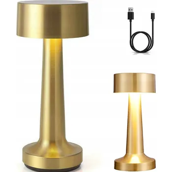 Lampička PŘENOSNÁ BEZDRÁTOVÁ STOLNÍ LAMPA, DOTYKOVÁ