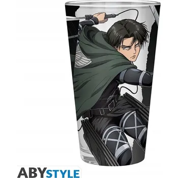 Hrnek sklo 400 ml Anime / Manga, Útok Titánů