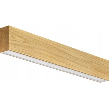 Nástěnné svítidlo LED nástěnné svítidlo Wood hnědé, integrovaný LED zdroj 24 W