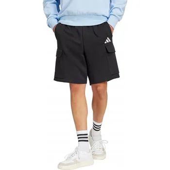 Pánské kraťasy Pánské sportovní kraťasy Adidas nad kolena adidas Essentials Feelcozy Fleece Cargo velikost L
