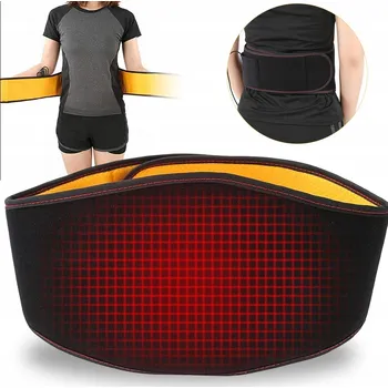 HŘEJIVÝ PÁS NA BOLESTI ZAD S VIBRAČNÍ MASÁŽÍ 110CM + USB KABEL