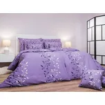 DADKA VRACOV Povlečení krep Mandevila fialová 140x200, 70x90 cm