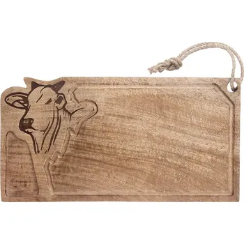Kuchyňské prkénko Krájecí prkénko MANGO kráva 45x22 cm