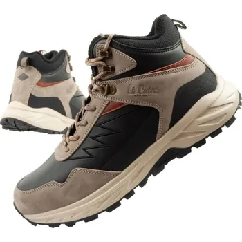 Pánské tenisky Lee Cooper pánská zimní trekingová zateplená sportovní obuv kotníková béžová černá 42