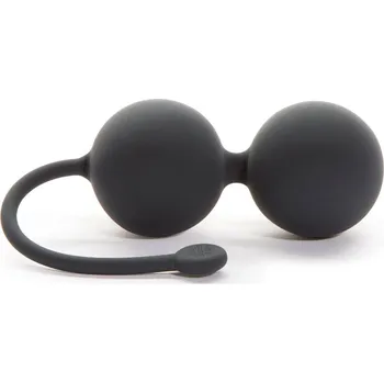 Fifty Shades of Grey Tighten and Tense Silicone Jiggle Balls - Black