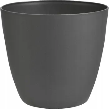 Obal na květináč 21 cm plast béžový, černý