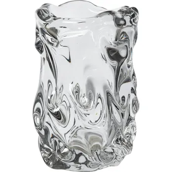 Váza Ferm Living Skleněná váza Virelle Clear 24 cm