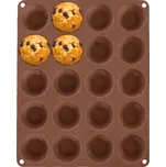Orion silikon forma na mini muffiny hnědá na 20 ks 29x23,5 cm