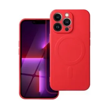 Pouzdro na mobilní telefon Kryt SILICONE MAG COVER kompatibilní s MagSafe pro IPHONE 17 Air červený - OEM + zdarma možnost vyzkoušet a vrátit zboží do 30 dní