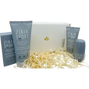 Kosmetická sada Ziaja Sport Up Minerals Dárková sada pro NMF pro ni Pro něj Bílá