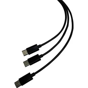 Prodlužovací kabel LEXIP STEELPLAY - USB KABEL PRO OVLADAČ PLAYSTATION 5, ČERNÝ, 3M