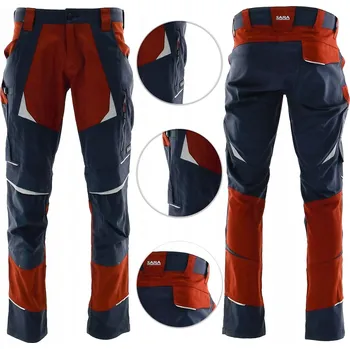 Pracovní obuv Pracovní kalhoty do pasu COTTONFLEX ELASTICKÉ ZESÍLENÉ DLOUHÉ SARA 64