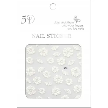 Přípravek na nehty Samolepicí 5D akrylová nálepka na nehty #28