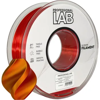 3D tisk Profesional Lab Filament SILK PLA DUAL COLOR červená zlatá 1.75mm 1kg