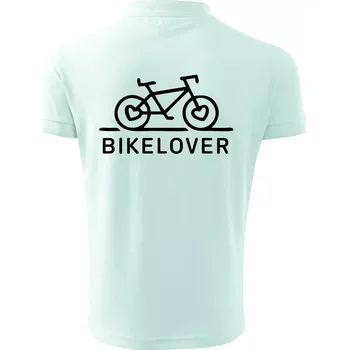 Pánská košile Bike lover - Polokošile pánská Pique Polo 203 - 4XL ( Frost )
