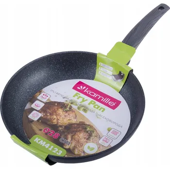 Pánev Tradiční pánev Kamille 28 cm s mramorovým povrchem