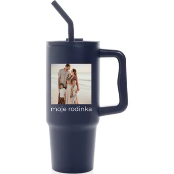 Termoska Personalizovaná termoska s barevným víčkem s fotografií