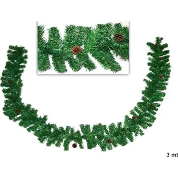 PROHOME - Girlanda 3m zelená