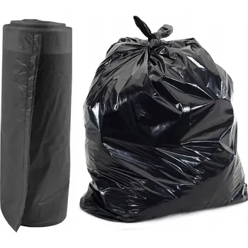 Pytle na odpadky ČERNÉ SILNÉ PYTLE NA ODPAD TŘÍDĚNÍ ODPADU 60L / 10 Ks EKOSELL