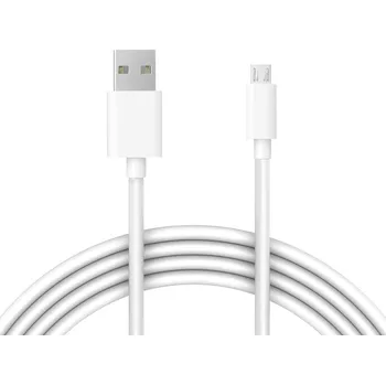 Datový kabel Kabel Libox USB - microUSB typ B 1 m bílý