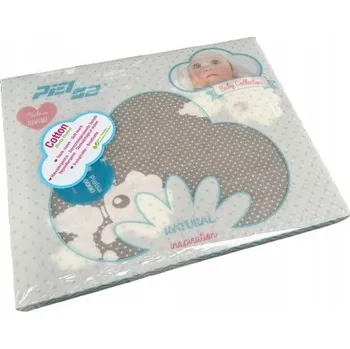 Dětská deka Dětská deka bavlna 110x140 šedá měkká dečka zavinovačka pro miminka PUDE