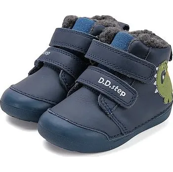Dívčí zimní obuv D.D.STEP chlapecká zimní obuv W066-52525A modrá 24