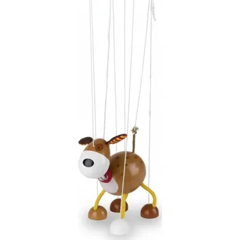 Loutkové divadlo Loutka PES Marioneta - Pejsek na provázcích - Hračka do divadla