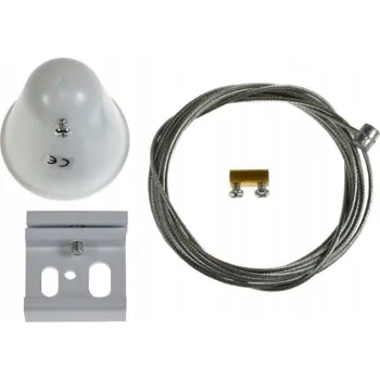 IP kamera Držák pro zavěšení 3fázových lišt, bílý