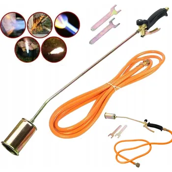 Horkovzdušná pistole PLYNOVÝ HOŘÁK PRO POKRÝVAČE, LETOVACÍ LAMPA NA LEPENKU, OPALOVACÍ S RUKOJETÍ