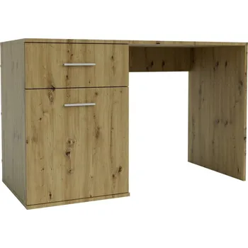 Psací stůl Pracovní stůl se zásuvkou 120/L NUNAN, barva dub artisan