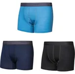 Pánské trenky Sensor MERINO ACTIVE 3-PACK M Černá, Tmavě modrá, Světle modrá