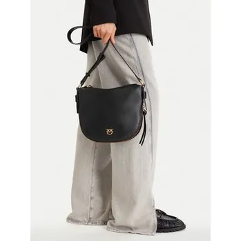 Kabelka Kabelka PINKO Hobo Zip Around Mini Ai 25-26 PLTT 105332 A0QO Černá OS