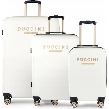 PUCCINI Sada Cestovních Kufříků ABS na Kolečkách 3v1 ABS017 0