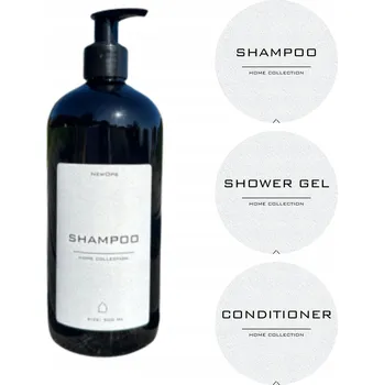 Dávkovač mýdla Ruční dávkovač mýdla, lahvička do dávkovače NewOps 500 ml, černá