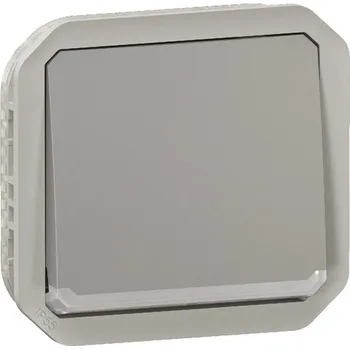vypínač Nový Plexo Dvoupólový spínač, mechanismus 10AX-250V~ Šedý Legrand 069530L