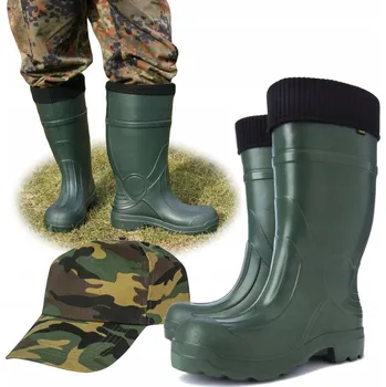 Pracovní obuv Pracovní gumáky Magros zelené Demar Predator XL velikost 46