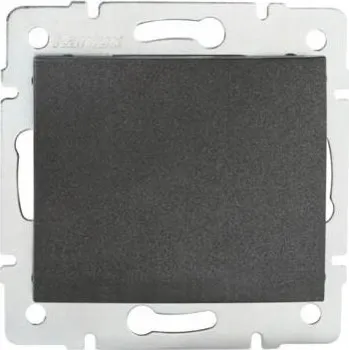 vypínač Klasický křížový spínač Kanlux grafit 25252