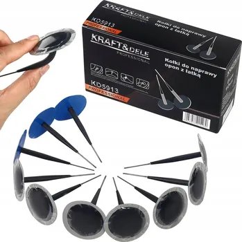 Vrták HŘEBÍKY/ŠROUBY PRO OPRAVU PNEUMATIK S ZÁPLATOU 6MM 10 KUSŮ