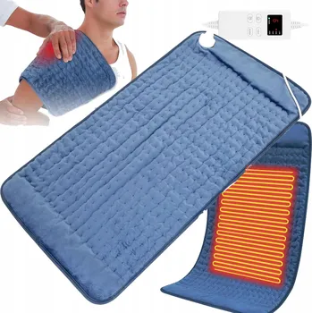 ELEKTRICKÝ POLŠTÁŘ VYHŘÍVACÍ S OVLADAČEM TEPLA VYHŘÍVACÍ PODLOŽKA 6 ÚROVNÍ 76X40