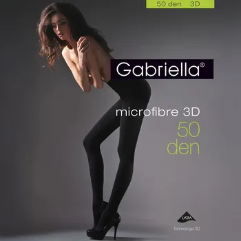 Dámské punčochy PUNČOCHÁČE GABRIELLA MIKROVLÁKNO 3D 50 DEN GRAFIT 4