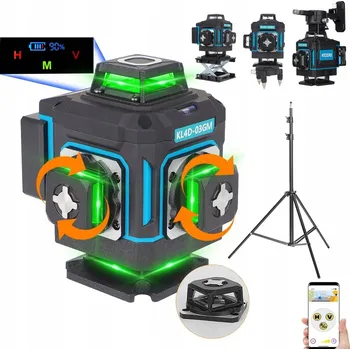 Bezpečnostní kamera Křížový laser Firecore KL4D-03GM 1 battery s dosahem 25 m