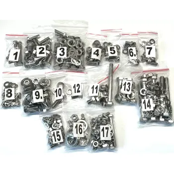 Sada nářadí Sada šroubů Jawa 250/559 a 350/360 panelka - nerez