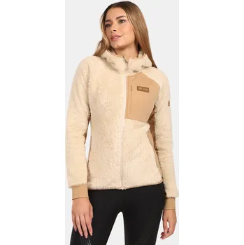 Dámská mikina Dámská fleece mikina KILPI NORKA-W ZL0204KI BÉŽOVÁ 46