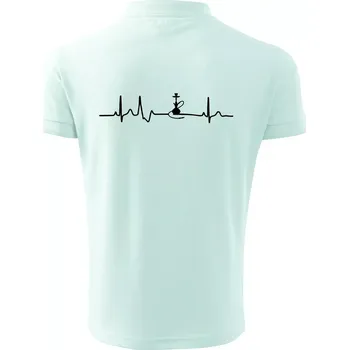 Pánská košile EKG shisha - Polokošile pánská Pique Polo 203 - L ( Frost )