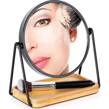 Kosmetické zrcátko Dvoustranné kosmetické zrcátko na stojanu 18,5 × 10,5 × 20 cm